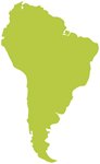 América del Sur la temporada de frutas y hortalizas